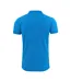 Mens Surf Stretch Polo Shirt Ocean Blue Printer-2