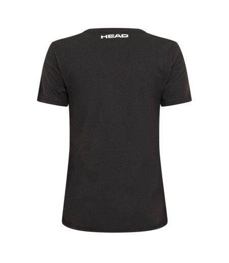 T-shirt Motif/style Vif Femme Noir Head