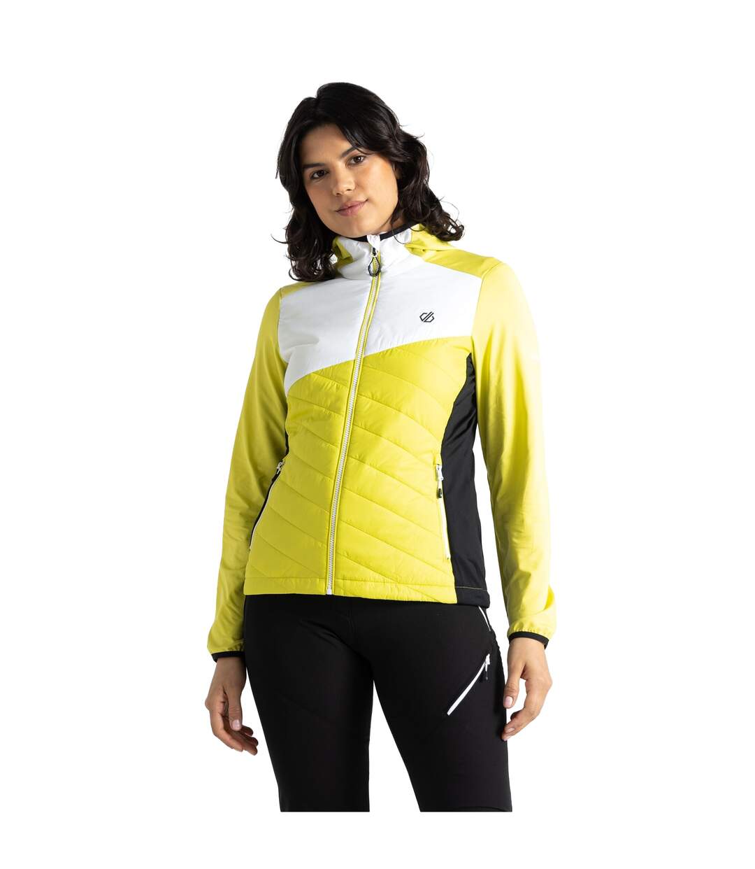 Veste Hybride Ascending Femme Jaune Prune Blanc Dare 2B-1