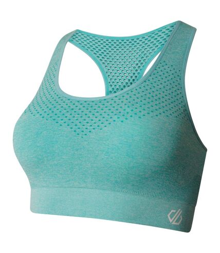 Womens/ladies dont sweat it sports bra capri blue Dare 2b