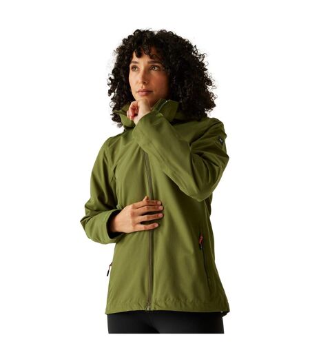 Womens/ladies Oakhowe Waterproof Jacket Nephrite Green Regatta