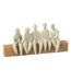 Statuette Groupe de Personnes Assises 39cm Naturel-1