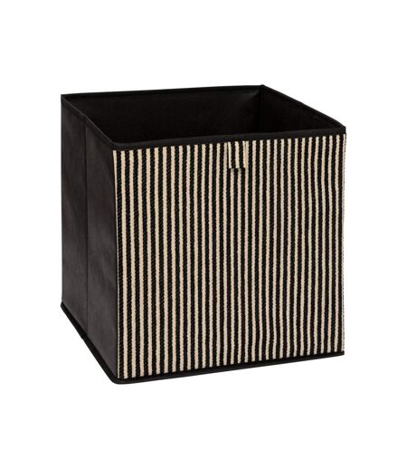 Boîte de Rangement Déco Cotty 31x31cm Noir