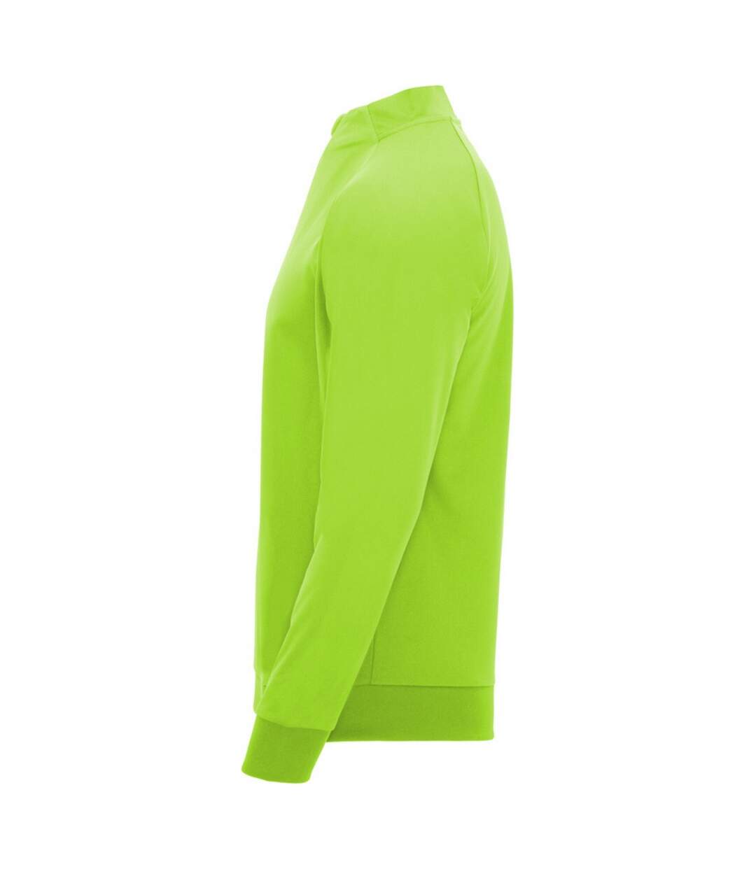 Unisex adult epiro quarter zip long-sleeved sweatshirt fluro green Roly