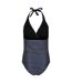 Maillot de bain 1 pièce flavia femme bleu marine / blanc Regatta