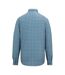 Mens Checked Insect Repellent Travel Shirt China Blue Regatta-3