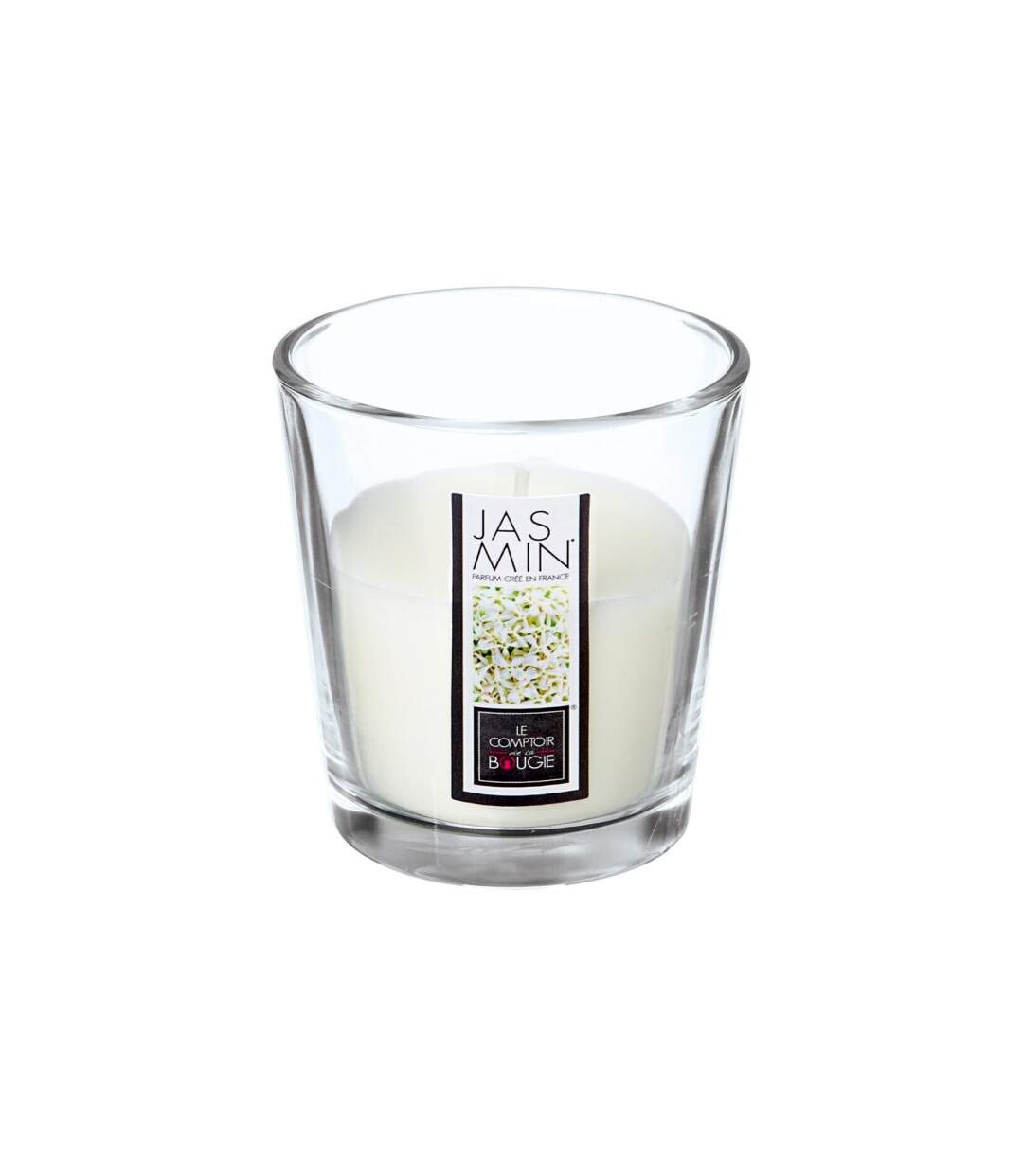 Bougie Parfumée en Verre Nina 90g Jasmin-1