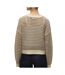 Pull beige/marron femme vero moda madera - l-2