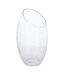 Vase en Verre Craquelé 23cm Transparent-1