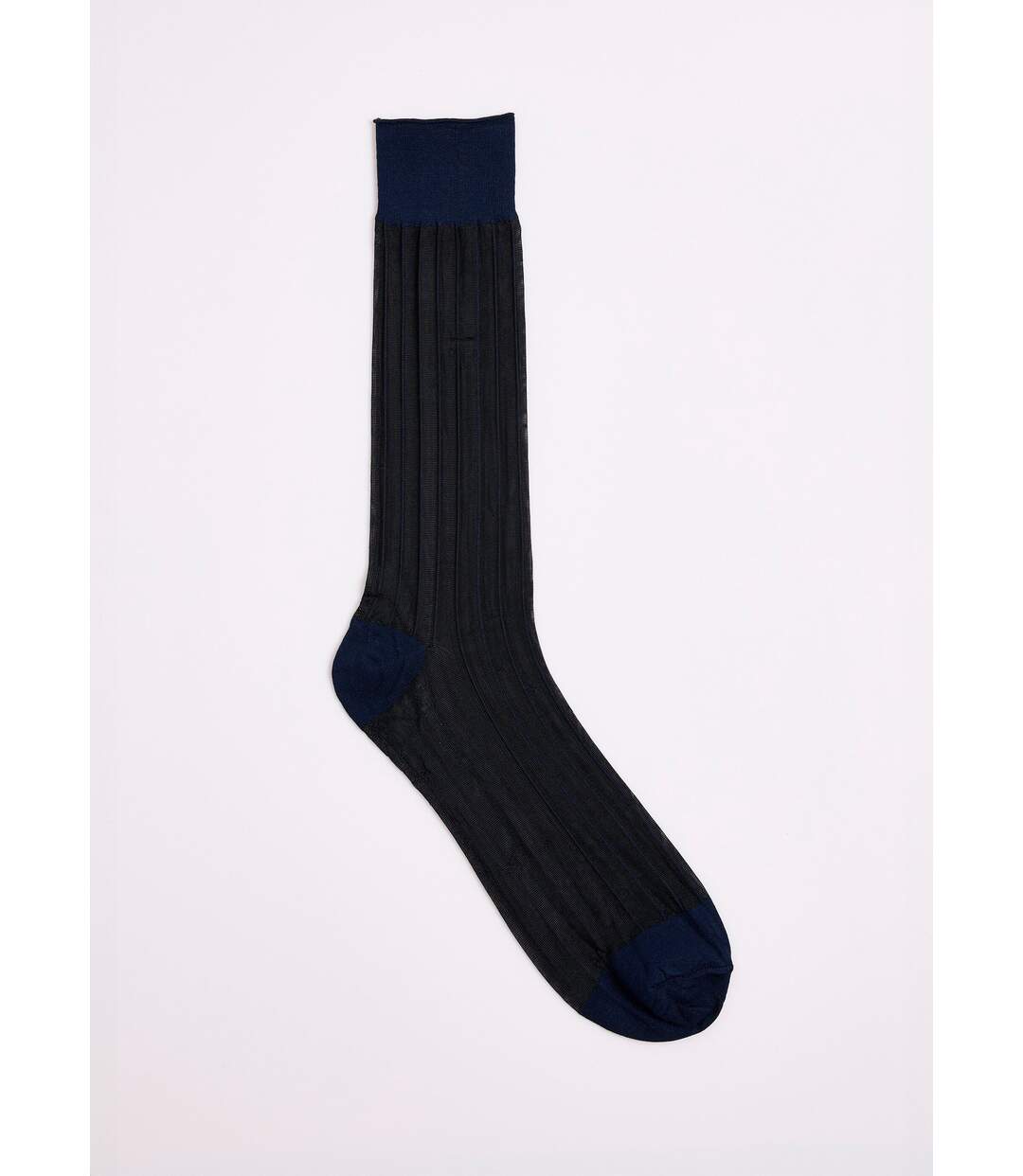 Chaussettes voile à côtes-2