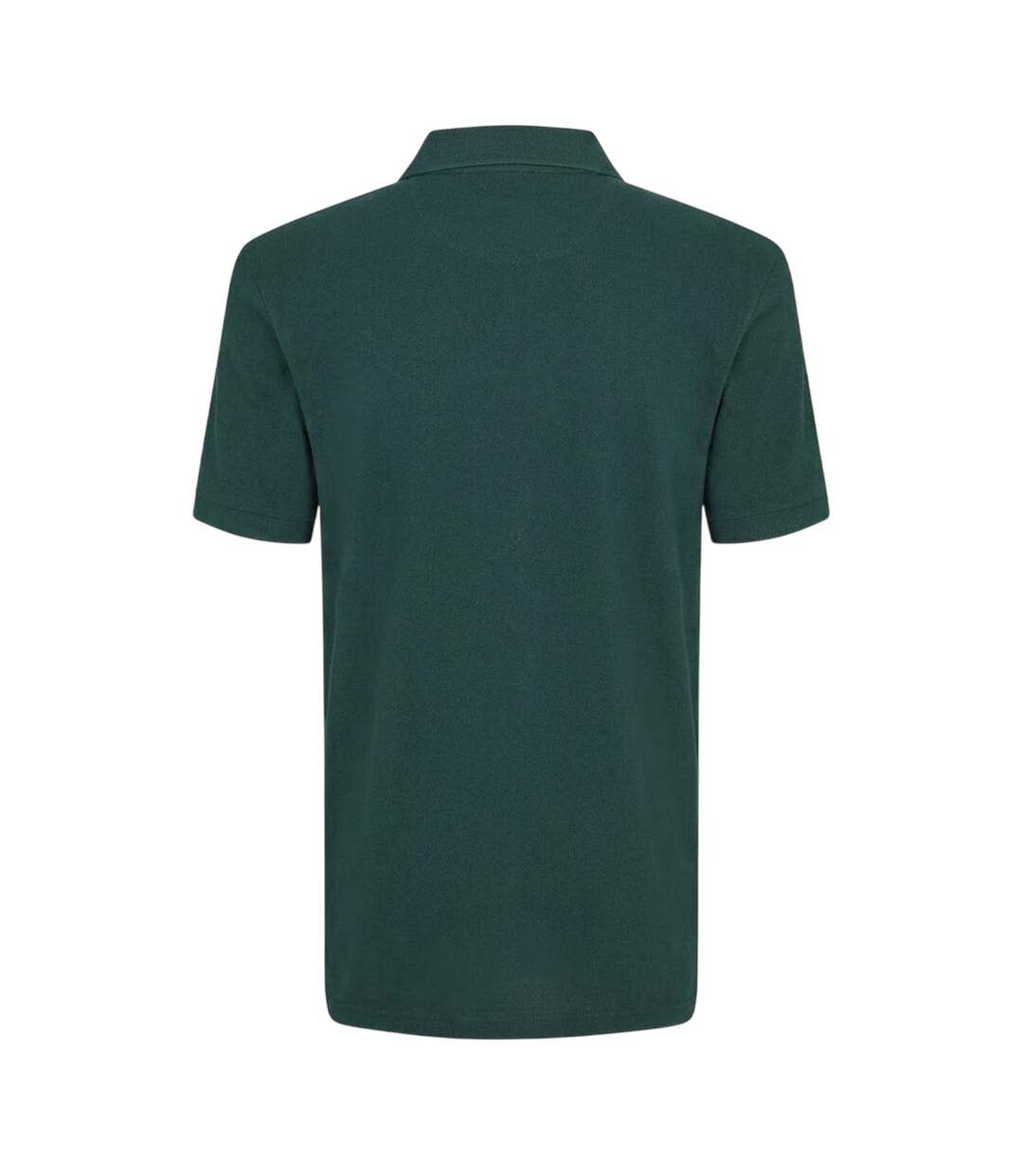 Mens Pallas Embroidered Logo Cotton Polo Shirt Dark Green Boss-2