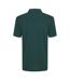 Mens Pallas Embroidered Logo Cotton Polo Shirt Dark Green Boss-2