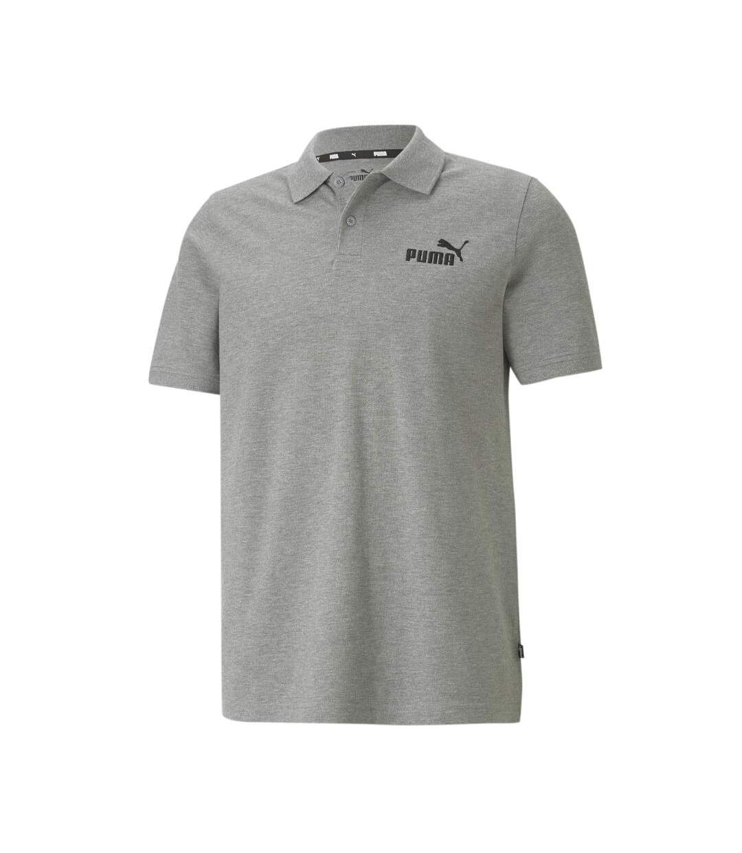 Polo gris homme puma essential-1