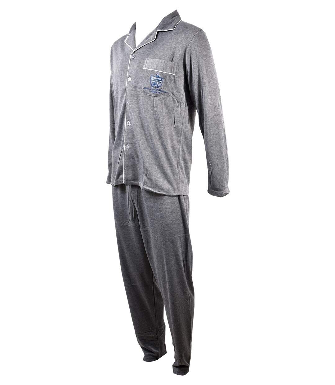 Pyjama Homme Long SWEET SECRET Z2055 GRIS-2