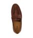 Mens Brickles Leather Flat Loafers Tan Dune London-3