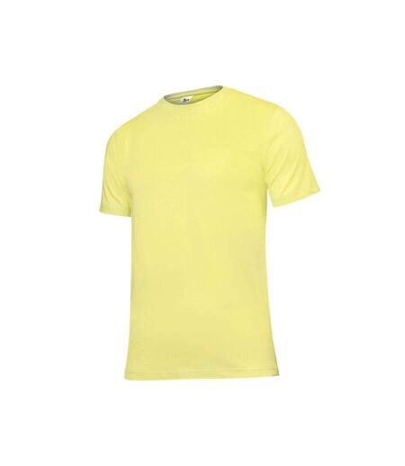 Mens Classic New T-shirt Yellow Adler