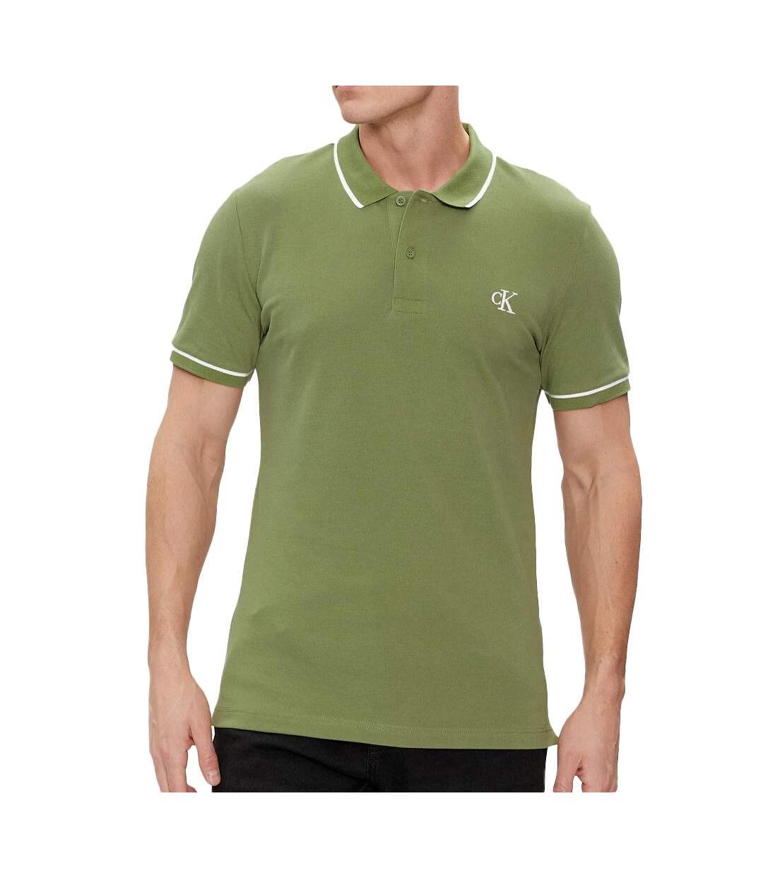 Polo Vert Homme Calvin Klein Jeans J30J315603 - L