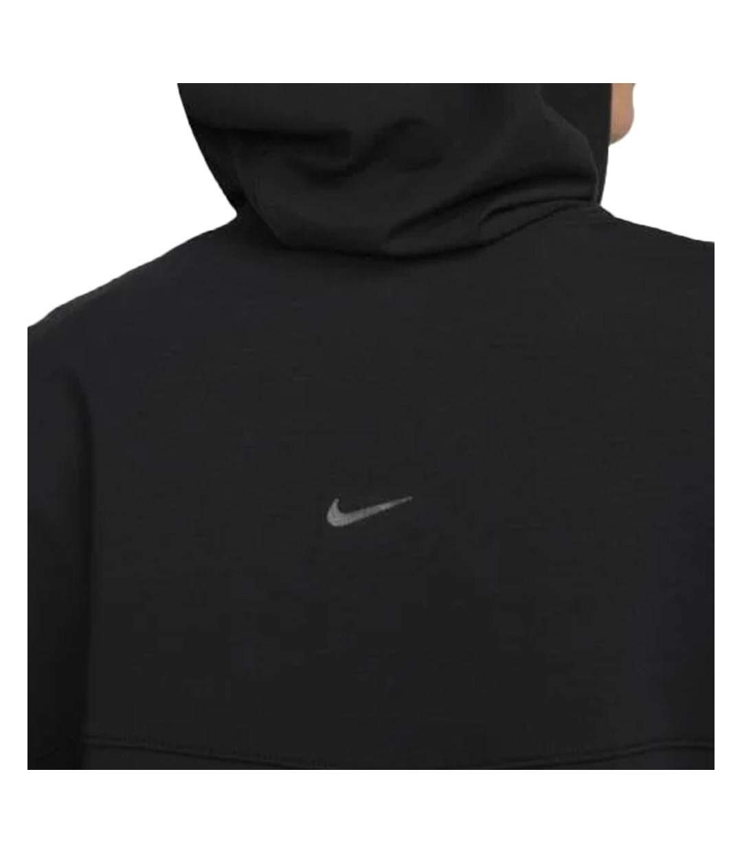 Sweat à capuche noir femme nike yoga - xs-2