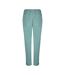 Womens/ladies Malorri Organic Cotton Trousers Mineral Blue Weird Fish-3