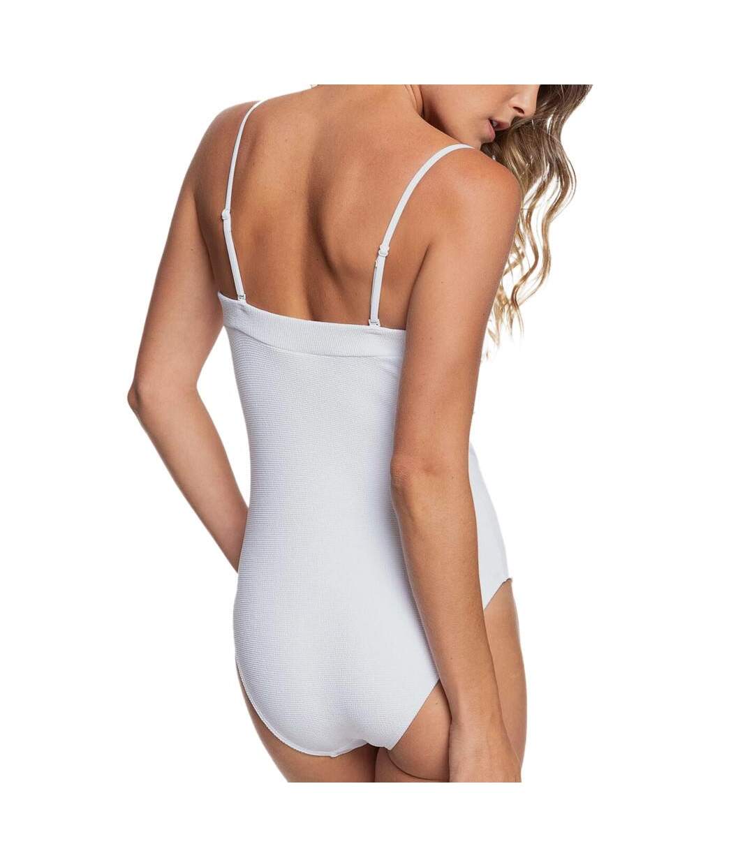 Maillot de bain 1 pièce Blanc Femme Roxy Casual Mood - S-2