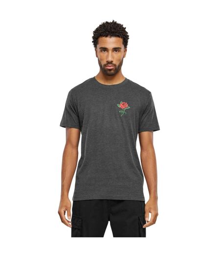 T-shirt Motif/style Rose Homme Anthracite Mister Tee