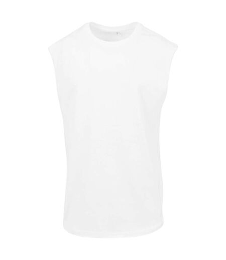 T-shirt Sans Manches Style Uni Homme Blanc New Morning Studios