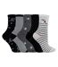 5 Pairs Ladies Dog Patterned Socks - Soft Cotton Rich Fun Dog Design Socks-2