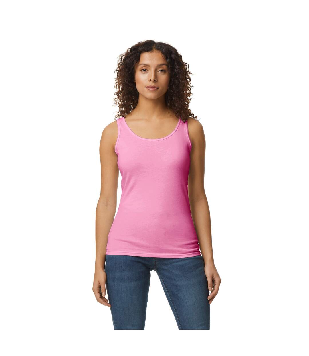 Débardeur softstyle femme violet fuchsia Gildan