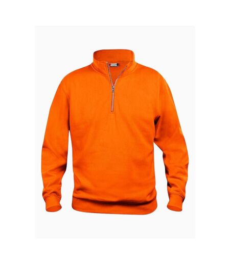 Sweat Basic Adulte Orange Fluo Clique