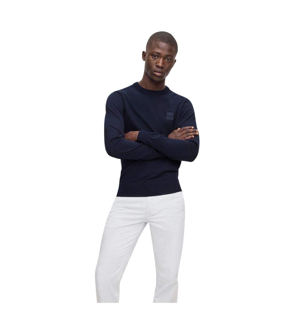 Pull Kanovano Homme Gris Pâle Boss-1