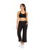 Womens/ladies Yogi Jogging Bottoms Pink Puma-4