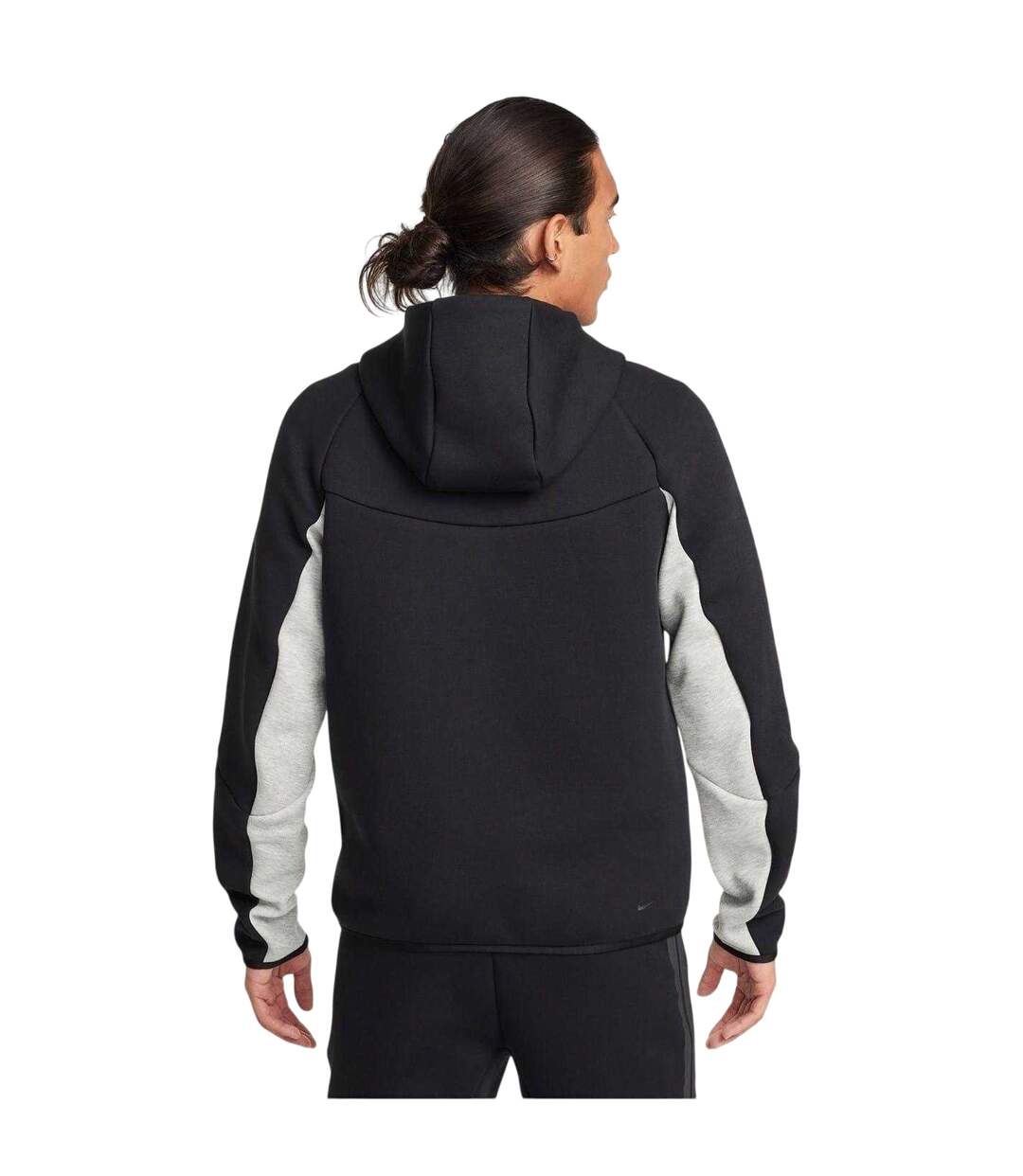 Veste À Capuche Motif/style Chevron Tech Homme Noir Gris Nike-2