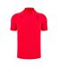 Mens 2025 Travel Polo Shirt Red Wales RU-1