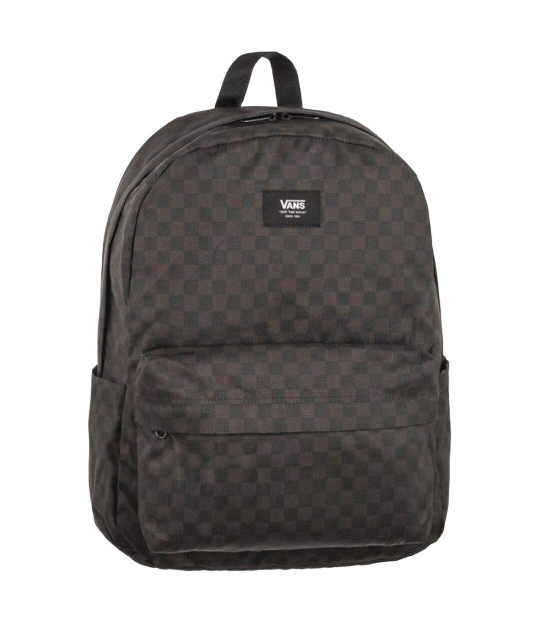 Sac À Dos Motif/style À Carreaux Old Skool Taille Unique Marron Noir Gris Vans-1