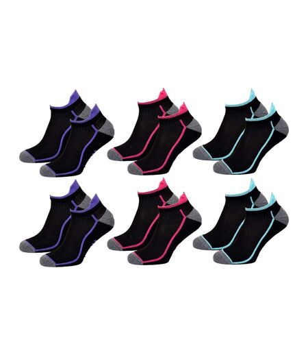 Chaussettes Courtes femme TWINDAY Qualité et Confort-Assortiment modèles photos selon arrivages- - Pack de 6