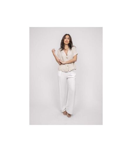 Chemise manches courtes lin OTTILIA - Dona X Lisa