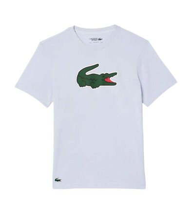 Mens Logo Ultra Dry Sport T-shirt White Lacoste