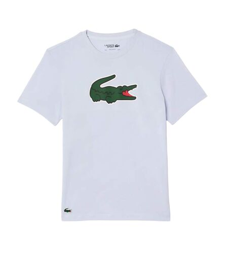 Mens Logo Ultra Dry Sport T-shirt White Lacoste