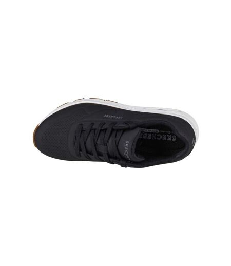 Baskets Uno Stand On Air Femme Noir Blanc Skechers