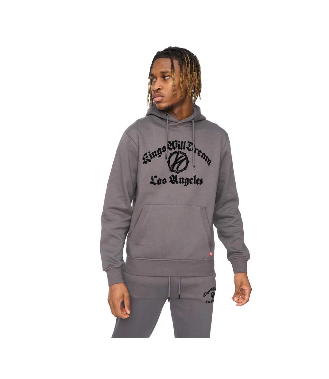 Mens Gothically Oversized Hoodie Asphalt Kings Will Dream-1
