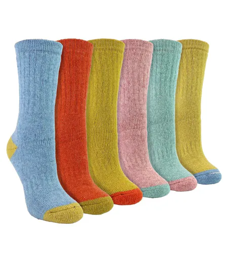 6 Pairs Ladies Alpaca Lounge Socks For Bed