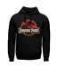 Sweat À Capuche Motif/style Logo Homme Noir Jurassic Park-2