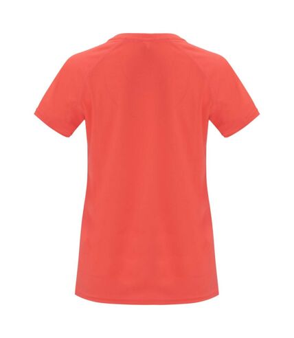 T-shirt bahrain femme corail fluo Roly