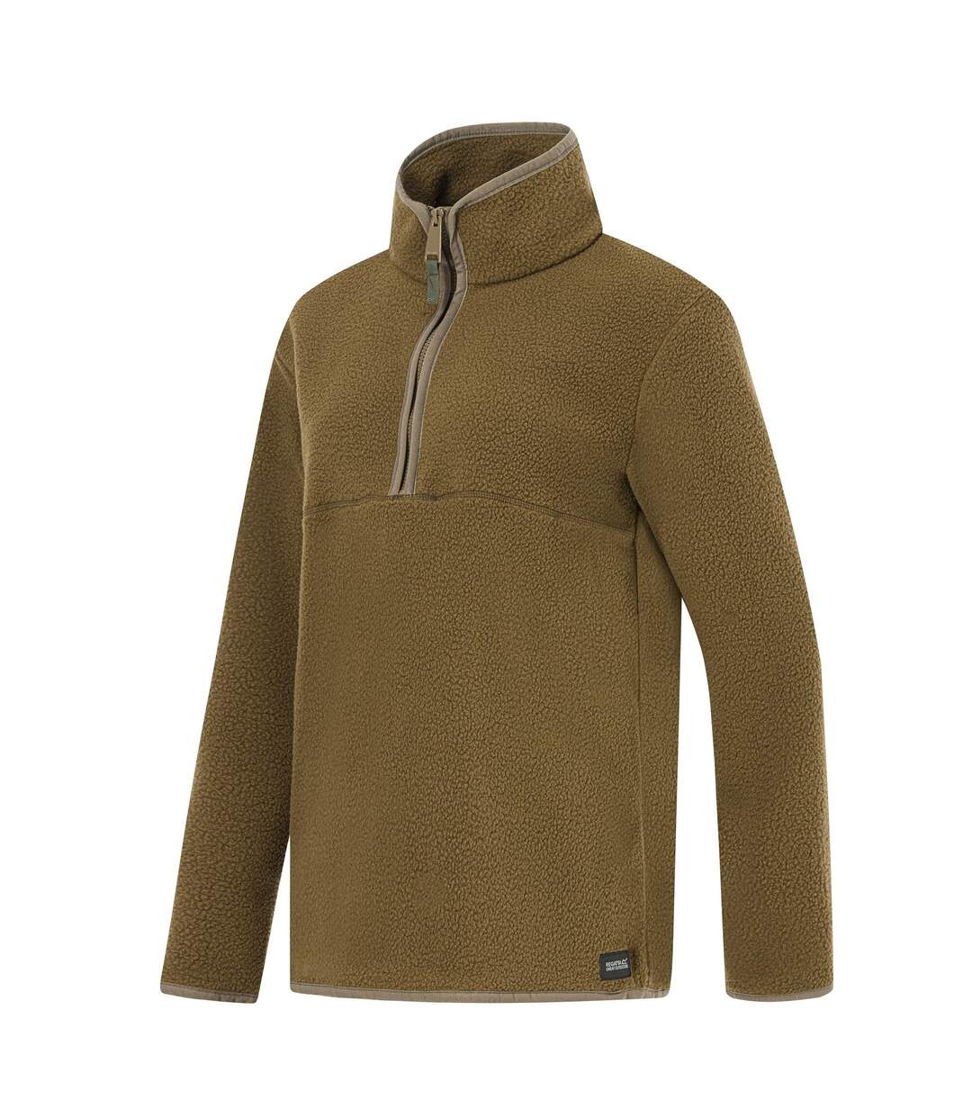 Haut Polaire Uni À Col Montant Zippé Frankie Femme Kaki Regatta-4