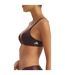 Soutien-gorge T-shirt Sport Femme Marron Adidas-4