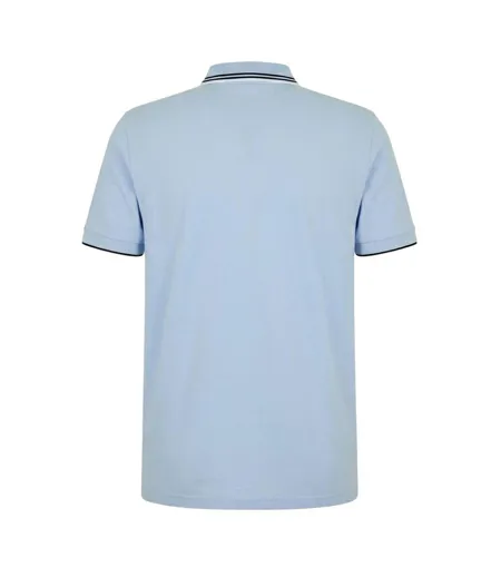 Mens Paddy Pro Cotton Pique Polo Shirt Blue Boss
