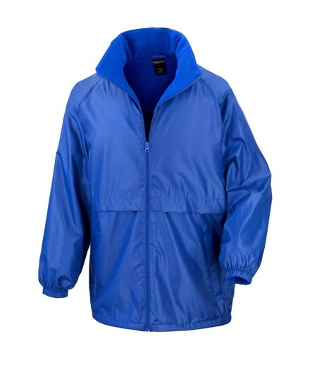 Result Core Mens Microfleece Lined Waterproof Jacket (Royal Blue) - UTPC6897