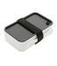 Recycled polypropylene 1.2l lunch box one size white XD Collection-1