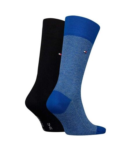 Chaussettes Motif/style Uni Homme Noir Bleu Tommy Hilfiger