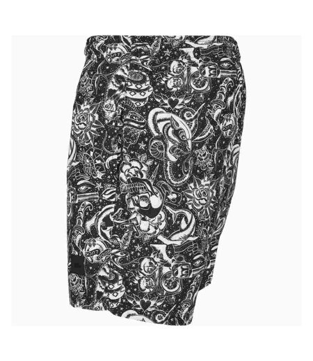 Short De Bain Homme Blanc Noir Urban Classics